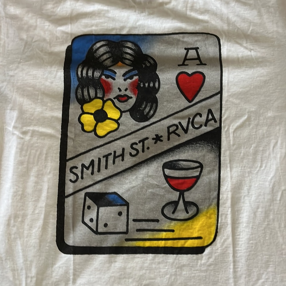 RVCA / Smith St white card tshirt
